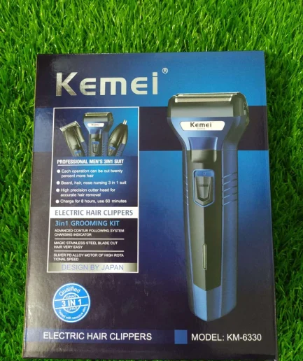 Kemei 3 in 1 Multifunction trimmer and shaver for Men