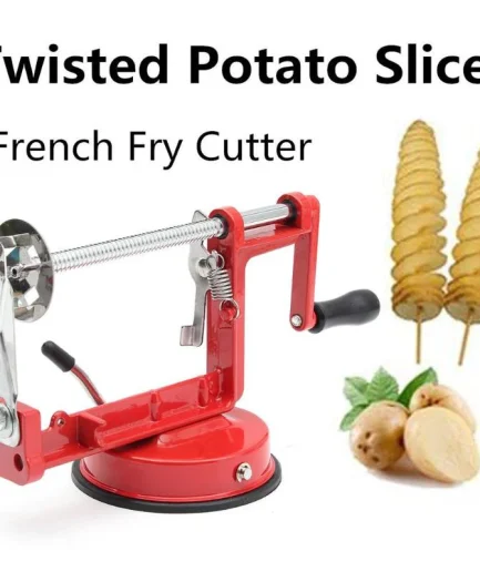 Potato Cutter Manual Spiral Potato Cucumber Cutter Silcer | French Fries Maker | French Fry Cutter