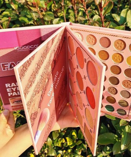 IGOODCO Strawberry Moonlight Eyeshadow Palette Pearlescent Blush and Eyeshadow Palette