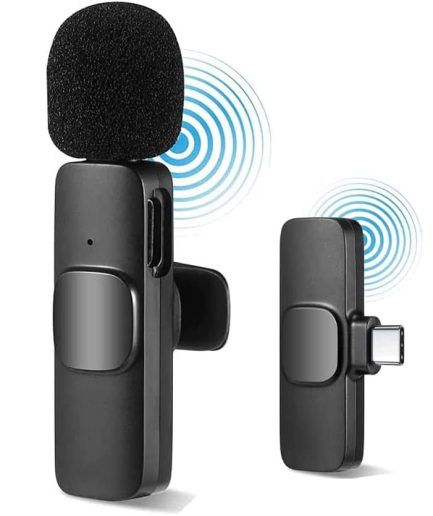 K8 Collar Wireless Microphone Type C Supported