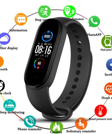 M5 Band Sport Wristband Blood Pressure and Monitor Heart Rate