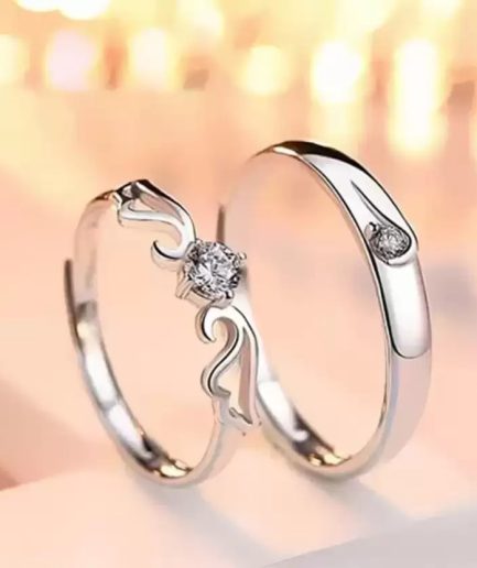 1 Pair of Couple ring for engagement and friendship gift | Stainless steel ring