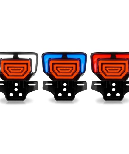 Motorcycles Bike Fancy Tail Light 70cc And 125cc LED Fancy Tail Light Stop Turn Signal with Scanning Dynamic Animation Breathing DRL