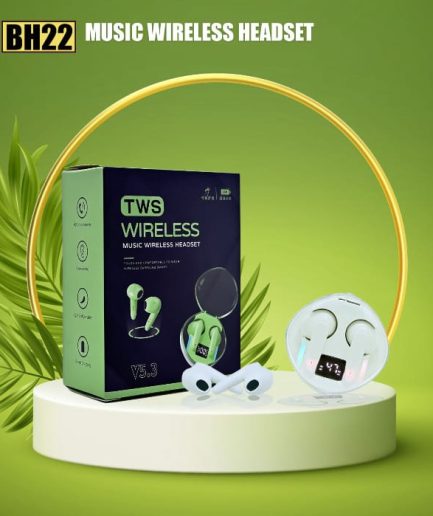TWS bh22 music wireless Bluetooth ear buds | Bluetooth earphones, earbuds, headset for Men and women (random color)