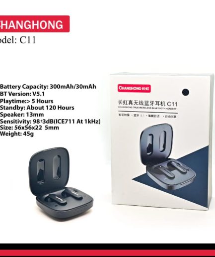 Changhong c11🔥Bluetooth 5.1, HD Sound Quality Wireless Airbuds