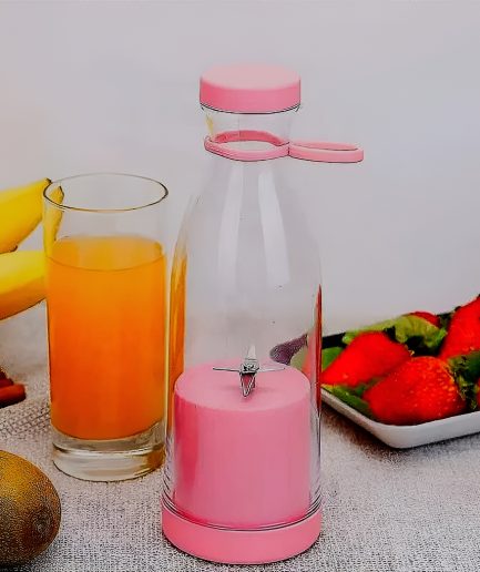 Mini Portable Blender Electric Fruit Juicer Mixers 420 Ml (random Color)