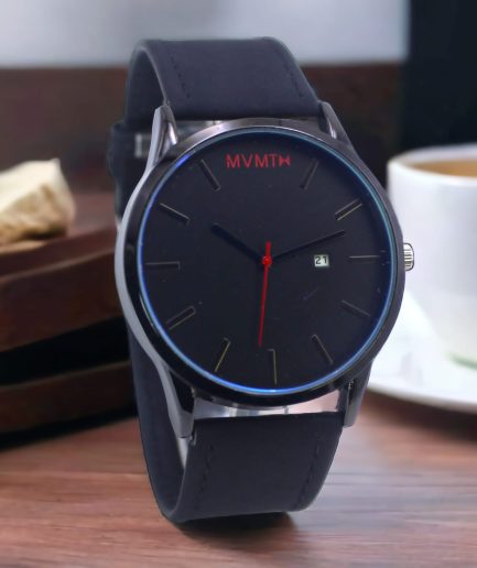 ( without box ) Mvmt-Date-Black Strap Analog Wrist Watch For Men