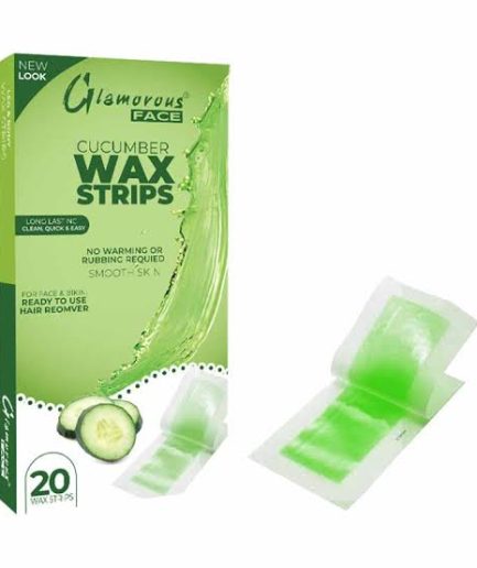 (cucumber ) Glamorous Face Body Wax Strips