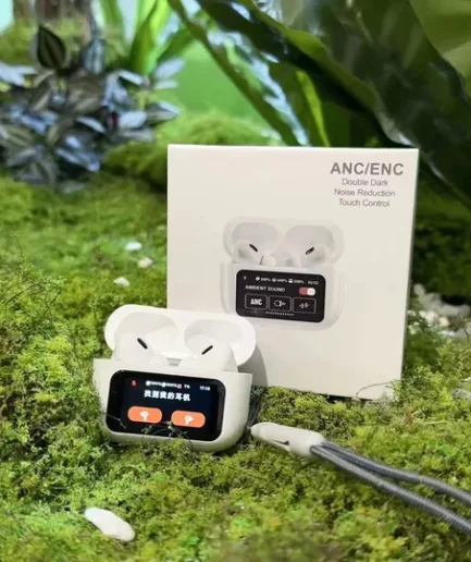 Air A9 Pro Digital Display Case Airpods  / ANC/ENC Touch Screen Wireless Earbuds