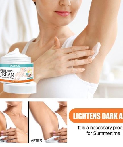 Sensitive Area Whitening Cream for Private Parts, Underarms, Inner Thighs, and Dark Spot Lightening(30ml)