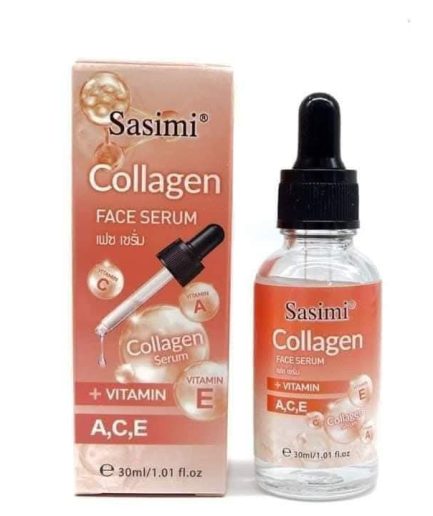 High Quality SASIMI Collagen And Vitamin E Face Serum - 30ml