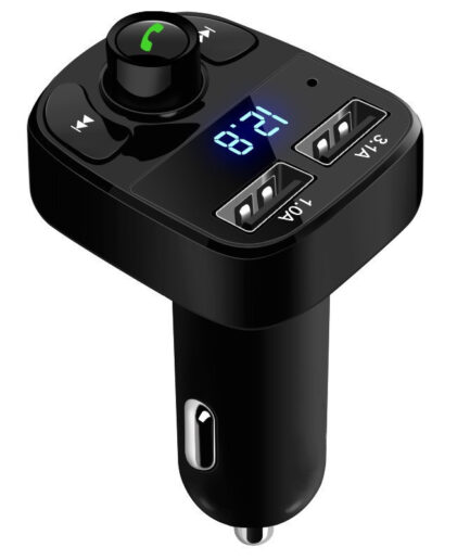 X8 - Multifunctional Car Mp3 Player | Car Wireless FM Transmitter | Car Mp3 Modulator - 3.1A | Car Accessories ( Random Color )
