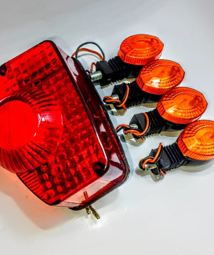 Mini Motorcycle Indicator with Backlight – Suitable for 70cc/125cc Bikes, Compact Design, Fancy Packaging.