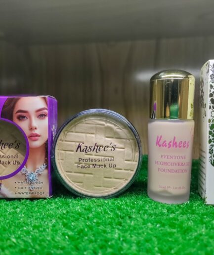 2 in 1 Kashee's Foundation Deal, Foundation & Compact Powder, Pack of 2