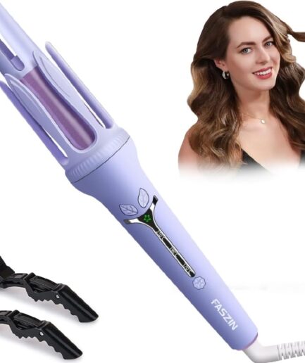 Hair Curler, 32mm Automatic Curling Iron, 3 Adjustable Temperatures And 2 Timer Reminders, Automatic Curling Iron For Long Hair, Double Anti-Scald Function, Australian Specification Plug, Suitable For Everyone ( Random Color )
