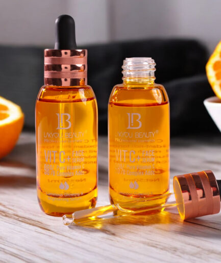 Lakyou Beauty Vitamin C Face Serum – 98% Pure Vitamin C Complex for Luminous Glow, Brightening, Firming & Repairing, 50ml