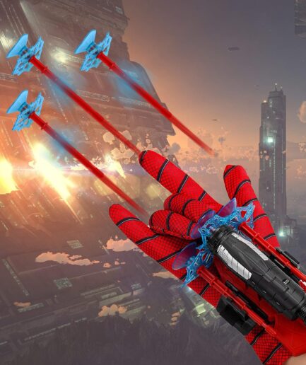 Spider-Man Wrist Shooter ,Transmitter Set For Kids - Multicolour