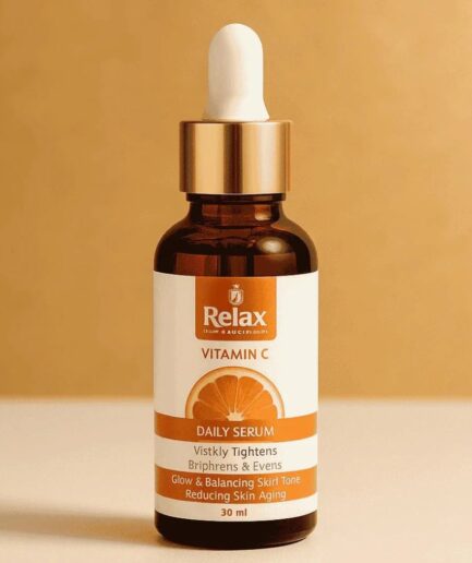 Relax Vitamin C Daily Face Serum – Brightening, Anti-Aging & Hydrating Formula For Healthy Radiant Skin (30ml)