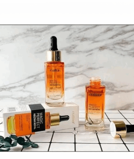 Maliao Magic Perfect Nectar Royal Vitamin C+E Serum – Restores Glow & Nourishes Dry, Dull Skin, 30ml