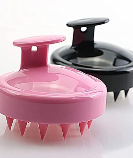 1 Piece Scalp Massager Shampoo Brush – Silicone Hair Scalp Scrubber for Deep Cleaning & Relaxing Massage (Multicolor, Pack of 1)