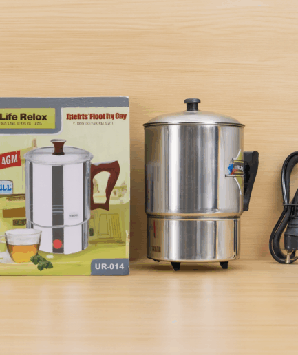 Life Relax Electric Water Kettle 1.0L – Stainless Steel Electric Heating Cup LR-014 | 350W Portable Electric Water Boiler for Tea, Coffee, Milk & Food